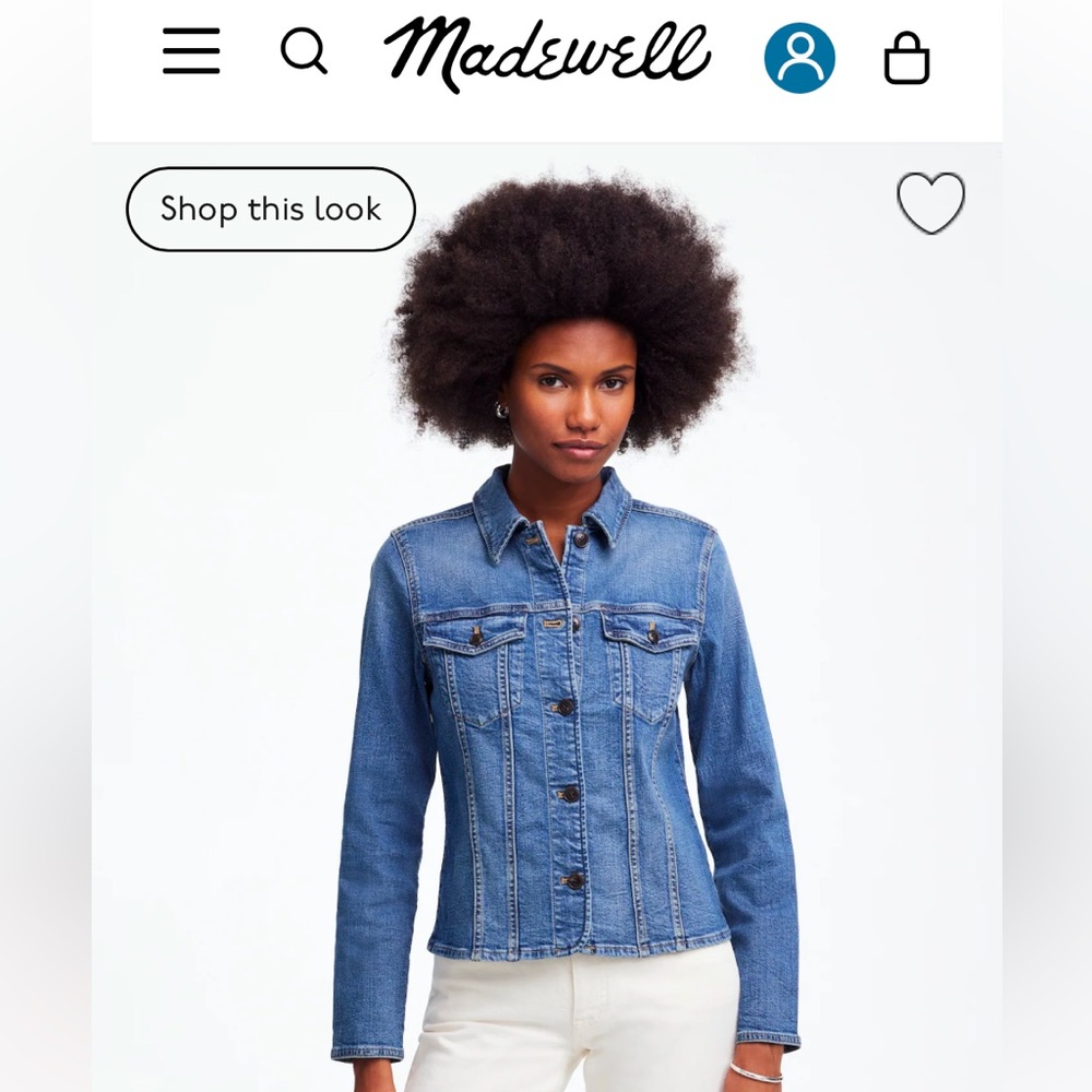 Madewell Shrunken Button-Front Shirt Sanwald Wash